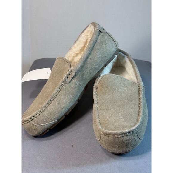 KOOLABURRA BY UGG Tipton Slippers Dune Men 9 NWT beige faux fur 1105893 slip on main image 8